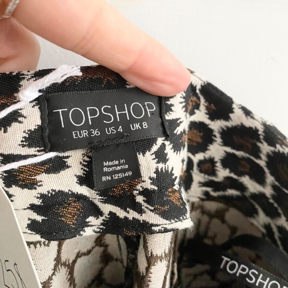 Topshop leopard trousers - Picture 5 of 5